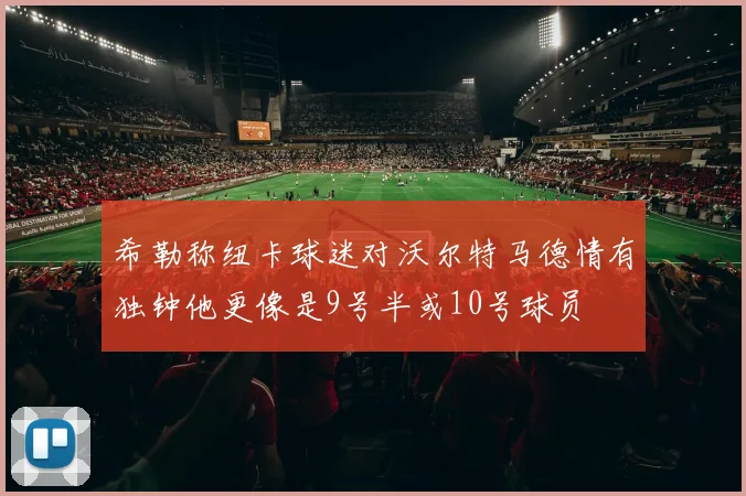 希勒称纽卡球迷对沃尔特马德情有独钟他更像是9号半或10号球员
